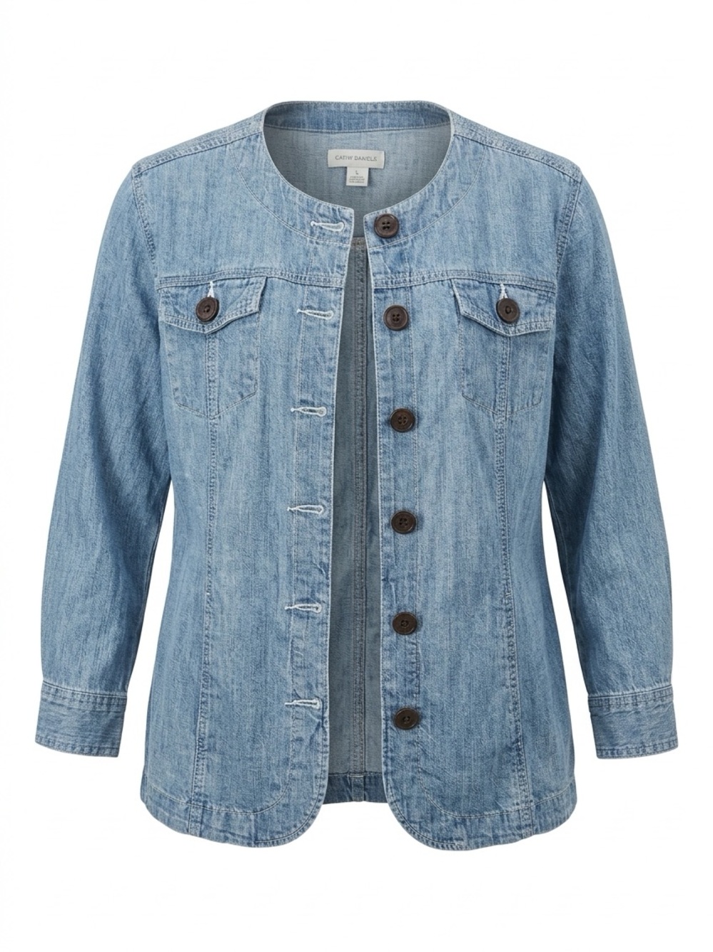 Christopher & Banks Light Wash Denim Jean Jacket